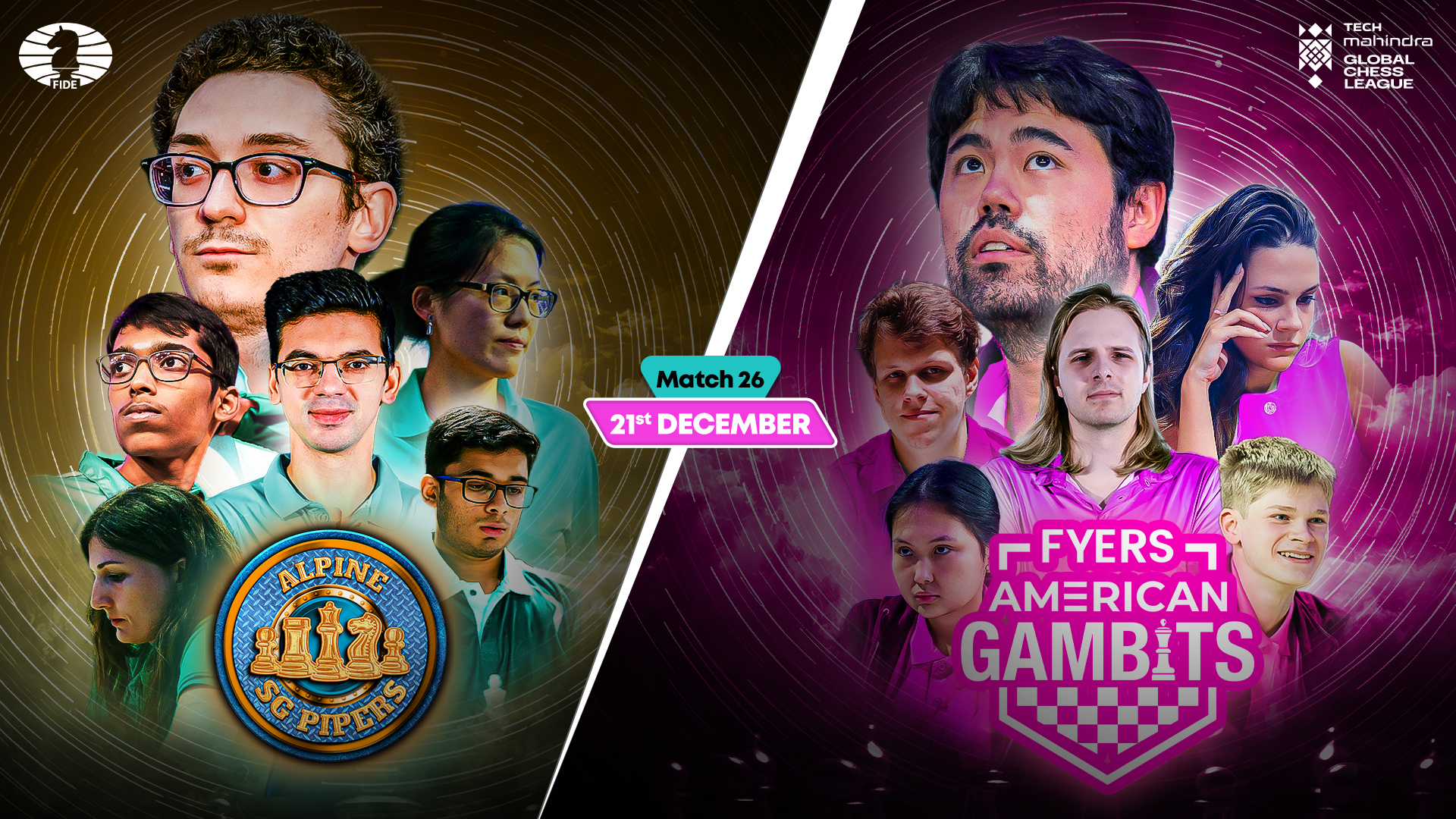 FYERS American Gambits vs Alpine SG Pipers: Pipers Escape with Narrowest Victory